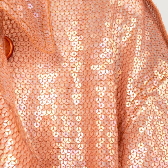 Ashish SS/19 Runway Mirage Sequined Double-Breasted Belted Trench Coat - Picture 7 of 14